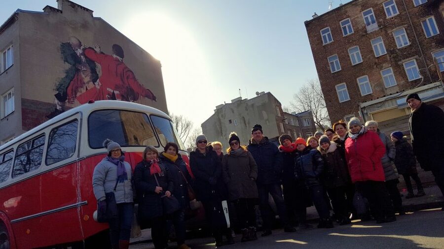 Warsaw: 2.5-Hour Dark Side - Praga District by a Retro Bus - Koneser vodka factory and the Praga story behind modern spaces