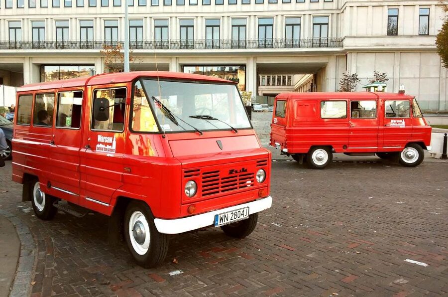 Warsaw: Behind the Scenes City Tour with Hotel Pickup - A retro Żuk minibus is the fast way to read Warsaw