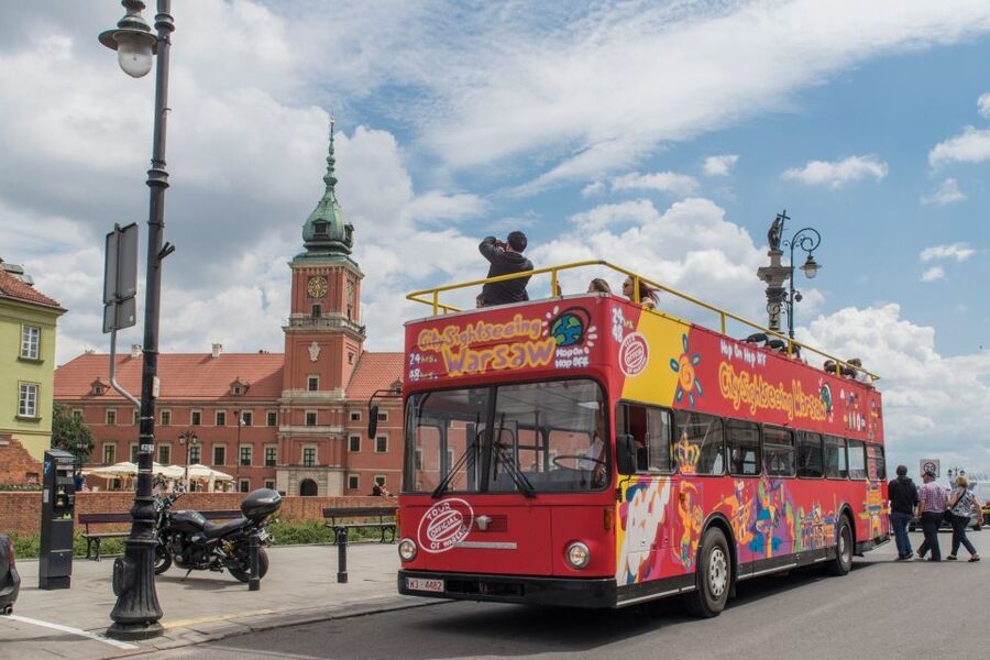 Warsaw: City Sightseeing Hop-On Hop-Off Bus Tour - Red Route: Old Town to Praga, with the big story stops