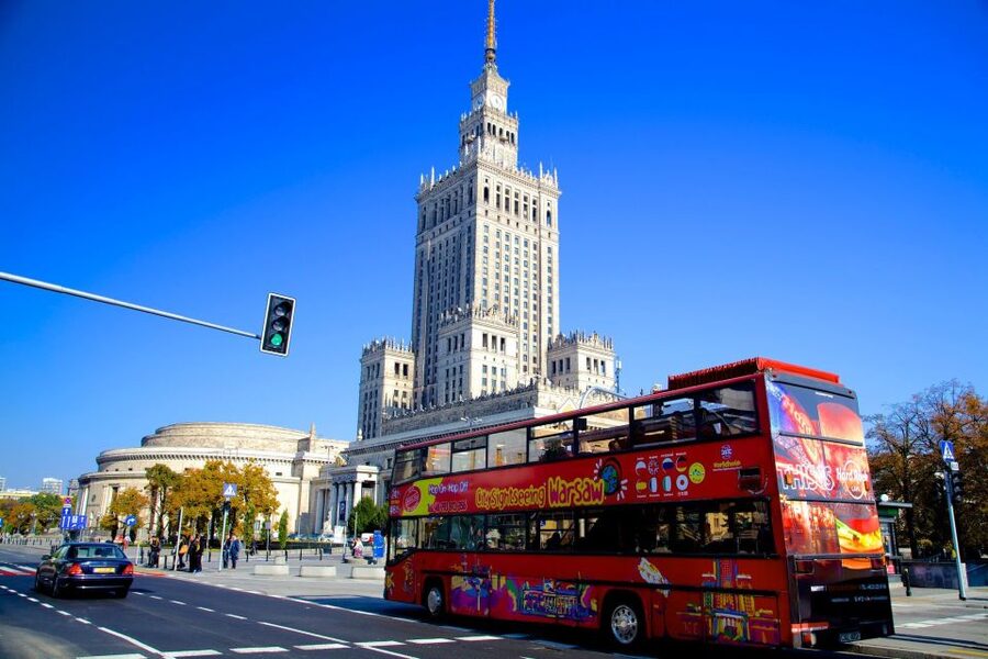 Warsaw: City Sightseeing Hop-On Hop-Off Bus Tour - Old Town, Castle Square, and Downtown: where your walking time pays off