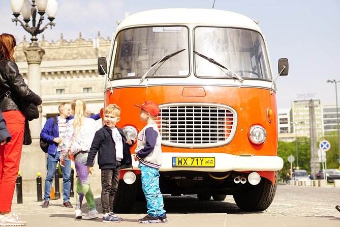 Warsaw City Sightseeing in a Retro Bus - Meeting outside the Palace of Culture and Science, then rolling out