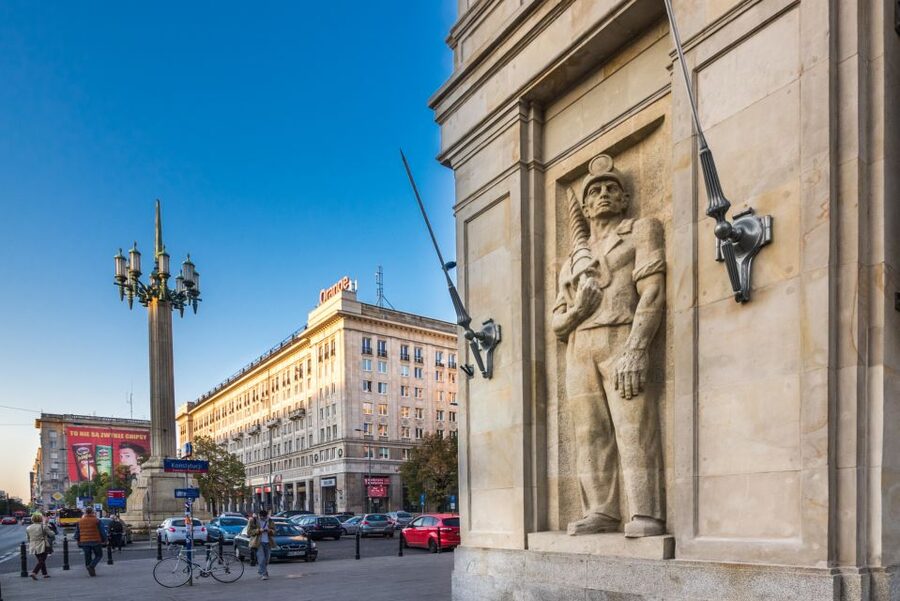 Warsaw Communism Private Tour in a Retro Fiat - Riding a 1980s Fiat 125p through Warsaw’s communist-era landmarks