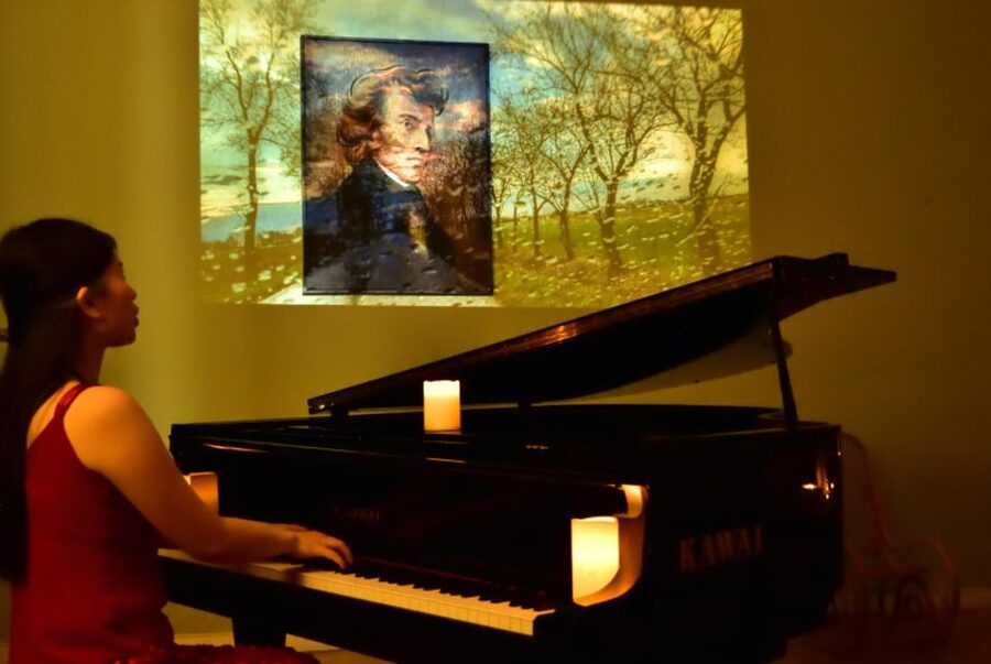 Warsaw Concert: Chopin – Painted by Candlelights with Wine - Entering the Chopin Salon, where Warsaw feels close