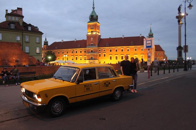 Warsaw Evening Private Tour by Retro Fiat - Old Town after dark: quick stops, big atmosphere