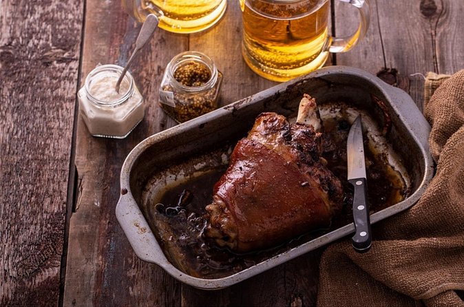 Warsaw Food tour - Stop 1: Herrings with sausages and potato vodka to kick things off