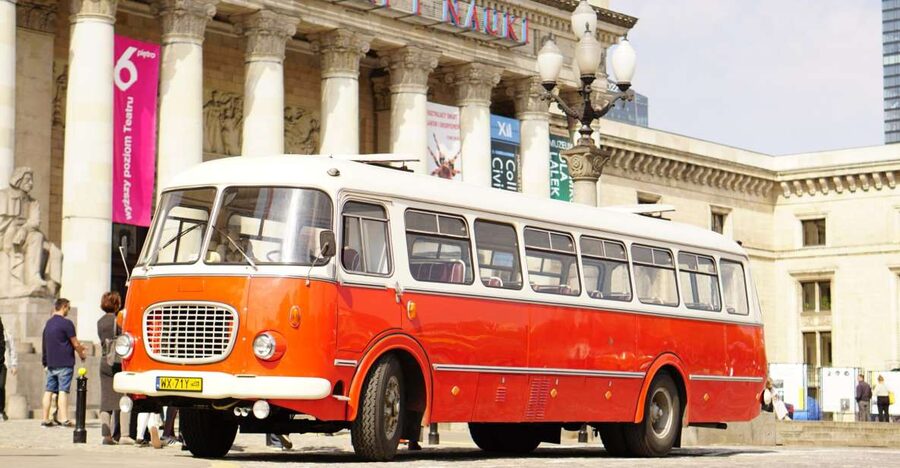 Warsaw: Highlights Guided Retro Bus Tour - Riding Past PKiN and the Palace of Culture, Then Getting Context Before You Walk