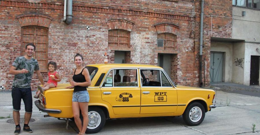 Warsaw: Historic Private Tour in Retro Fiat - A retro Fiat 125p ride that keeps you looking up