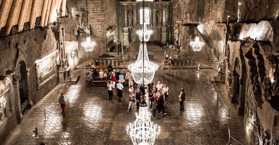 Wieliczka Salt Mine Tour Including Hotel Pick-Up - On the Salt Route: Statues, Carvings, and Working Mine Machines