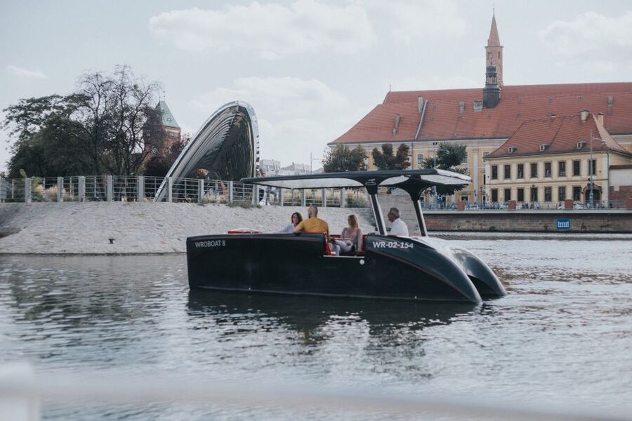 Wroclaw: Solar Catamaran Cruise on the Odra River - A one-hour Odra River cruise that feels like Wroclaw in motion