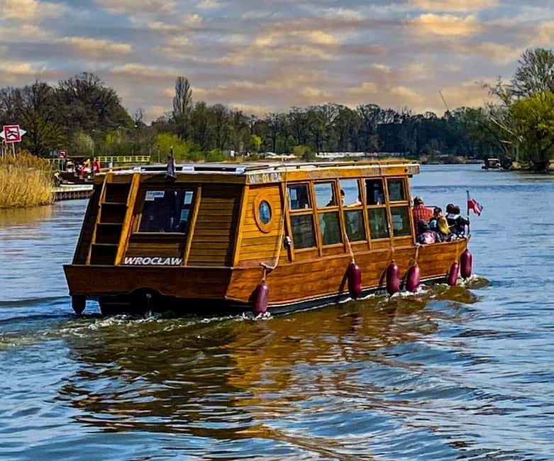 Wroclaw: Ticket for Old Town Boat Cruise - Small 12-Passenger Comfort and a Covered Deck