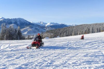 Snowmobiles Expedition and Optional Bonfire